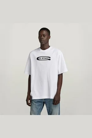 G-Star Mens G-Star RAW Old School Logo Boxy T-Shirt - Cotton - Size 2XS