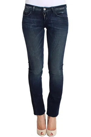 Costume National WoMens Wash Cotton Slim Fit Skinny Jeans material_cotton - Size 26 (Waist)