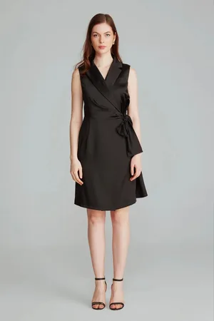 Gusto Womens Satin Blazer Dress - - Size X-Large