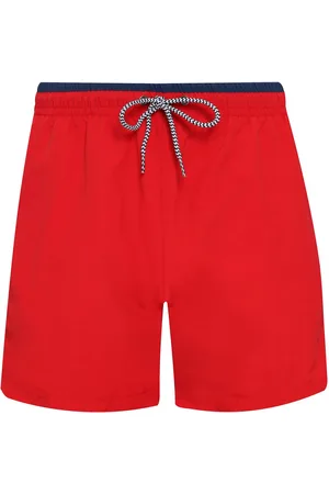 Asquith Mens Swim Shorts (Red/Navy) - - Size X-Large