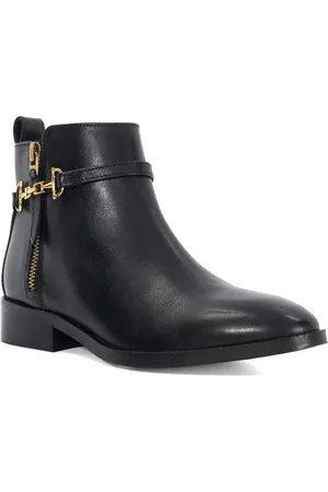 Dune Womens Ladies Wf Parklyn - Wide Fit Leather Ankle Boots - material_leather1 - Size UK 6