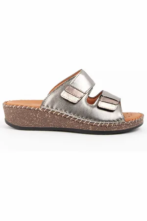 Purapiel Womens Wedge Sandal Leida2 Leather - Size EU 41