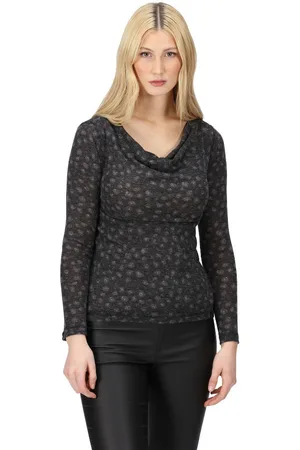 Regatta Womens Ladies Frayda Lightweight Wool Cowl Neck Longsleeve Top - - Size 8 UK