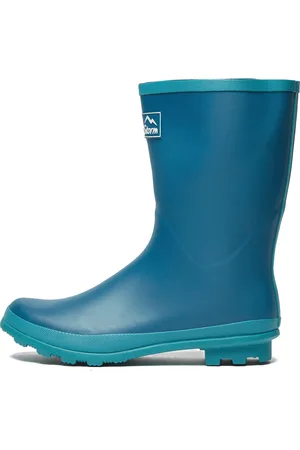 Peter Storm WoMens Waterproof Short Length Trim Wellies with Grippy Outsole - - Size UK 4