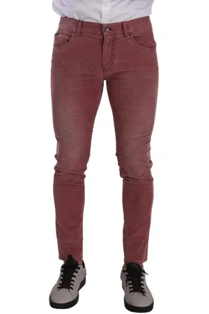 Dolce & Gabbana Mens Corduroy Cotton Skinny Denim Jeans material_cotton - Size IT 48 (Mens)