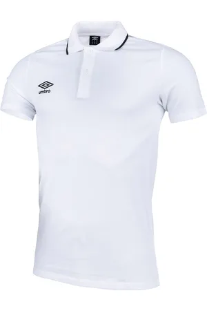 Umbro Short Sleeve Collared Mens Pique Polo Shirt 65703U 13V Cotton - Size Small
