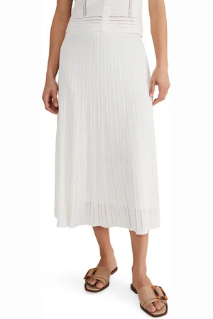 Phase Eight Womens Clara Knitted Co-ord Skirt - - Size Large