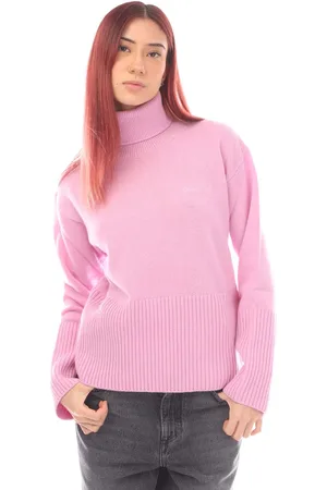 OFF-WHITE Womens Off White For All Wool Turtleneck Jumper in - Size 6 UK