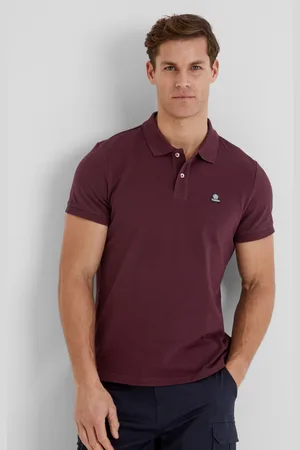 Tog 24 Braunton Mens Polo Shirt - Deep Port - Cotton - Size 6XL