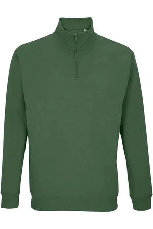 Sols Unisex Adult Conrad Quarter Zip Sweatshirt (Bottle ) - Size 2XL