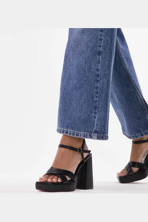 Topshop Womens Sunny high platform sandal in - Size UK 9
