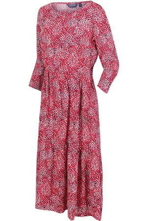 Regatta Womens Briella Printed Elasticated Sun Dress in viscose - Size 12 UK