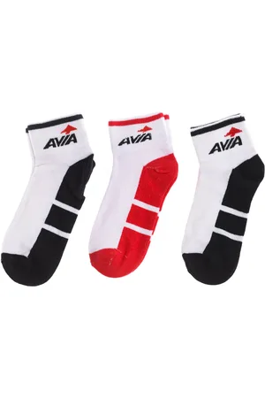 AviÃ Pack-3 Essentials Training Quarter Socks AV031 unisex - - Size UK 4-7