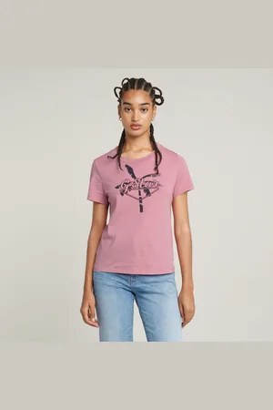 G-Star Womens G-Star RAW Summer Graphic Top - Cotton - Size 2XS