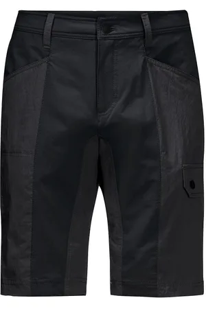 Jack Wolfskin Dawson Flex Mens Black Cargo Shorts - Cotton - Size 34 (Waist)