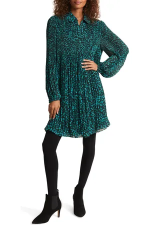 Phase Eight Womens Ella Dotty Pleat Mini Dress - - Size 12 UK