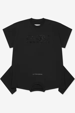 Maison Margiela Girls Asymmetric T-Shirt Dress in - Size 10Y