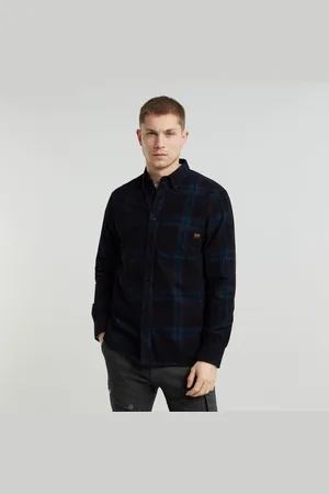G-Star Mens G-Star RAW One Pocket Regular Shirt - Cotton - Size Large