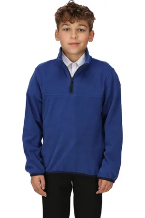 Regatta Childrens Unisex Childrens/Kids Microfleece Half Zip Fleece (New Royal) - - Size 5-6Y