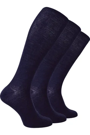 Steven 3 Pairs Multipack Mens Knee High Merino Wool Socks - - Size UK 6-8