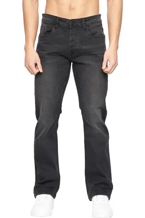 Crosshatch Mens Winsbury Bootcut Jeans ( Wash) - Size 38 Regular