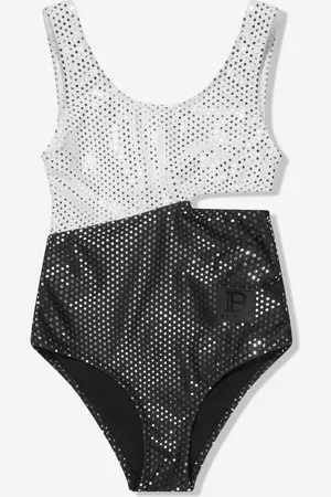 Balmain Girls Logo Swimsuit in - Size 14Y