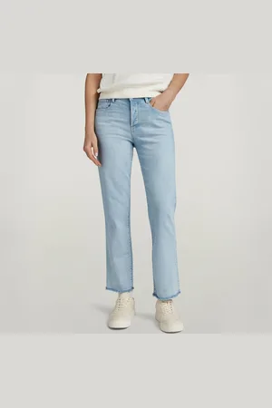 G-Star Womens G-Star RAW Strace Straight Cropped Jeans - - Size 31W/32L