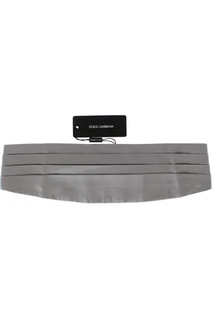 Dolce & Gabbana Mens Wide Belt Silk Cummerbund - Size Medium