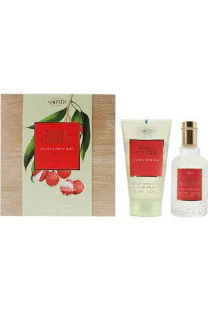 4711 Unisex Acqua Colonia Lychee & Mint Gift Set Eau De Cologne 50ml & Shower Gel 75ml - One Size