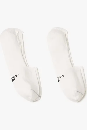 Lacoste Unisex Organic Cotton Jerse No Show Socks in - Size UK 9-12