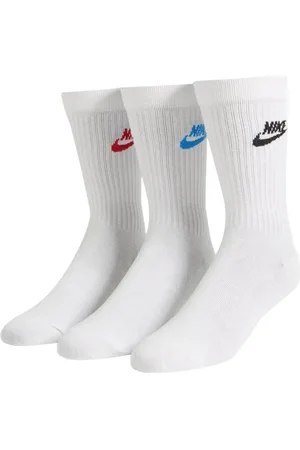 Nike Unisex Sportswear Everyday Essential Crew Socks 3 Pairs - - Size X-Large