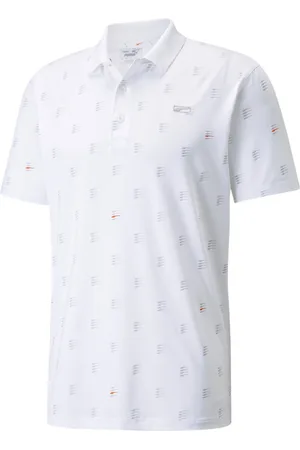 PUMA Mens MATTR Moving Day Golf Polo Shirt - Spandex - Size Medium