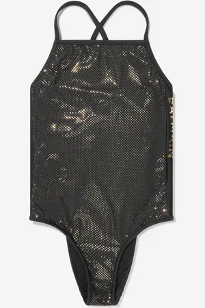 Balmain Girls Logo Swimsuit in - Size 10Y