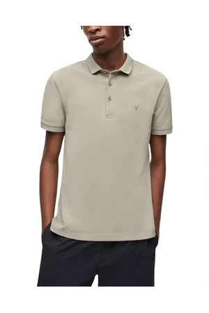 AllSaints Reform Mens Polo Shirt Summer Casual T Shirts - Cotton - Size 3XL