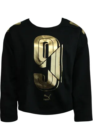 PUMA Evo Number 9 Womens Pullover Sweatshirt Jumper 570383 01 A65B Textile - Size 8 UK