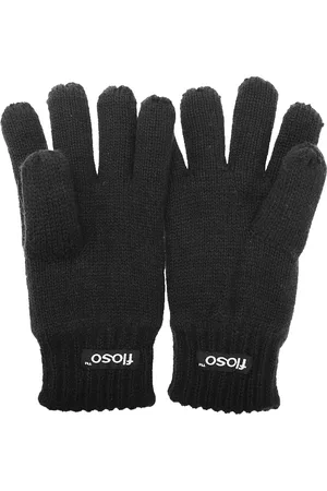 Floso Childrens Unisex Knitted Thermal Thinsulate Gloves (3M 40g) - Size 10-11Y