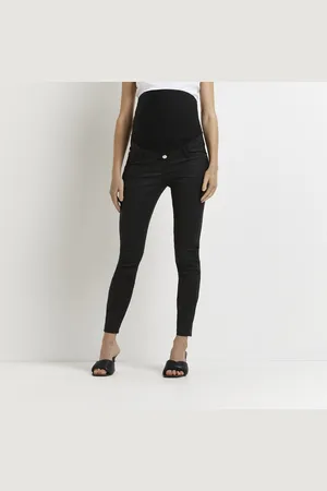 River Island Womens Skinny Jeans Maternity Molly Mid Rise Cotton - Size 8 Regular
