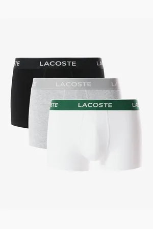 Lacoste 3-Pack of Mens Trunks - - Size Medium
