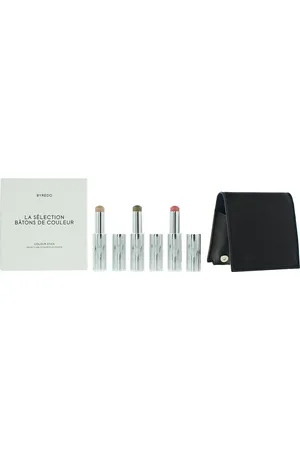 BYREDO Womens Colour Stick Set 3 x 9g with Leather Pouch Dark - Solar Flare, Flower Play + Kumato - One Size