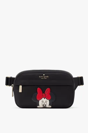 Kate Spade Womens Disney X New York Minnie Mouse Faille Belt Bag - - One Size