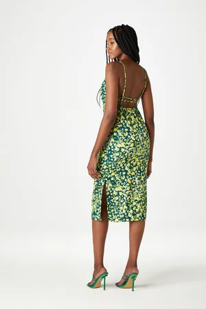 Urban Bliss Womens Printed Midi Dress - Size 8 UK