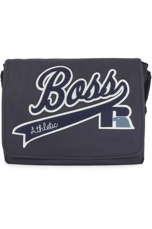 HUGO BOSS Unisex Accessories Messenger Bag in Navy - Textile - One Size