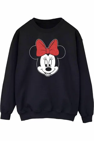 Disney Womens/Ladies Minnie Mouse Head Sweatshirt - Size Medium