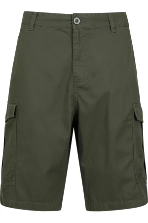 Mountain Warehouse Mens Lakeside Cargo Shorts ( Green) Cotton - Size 46 Regular