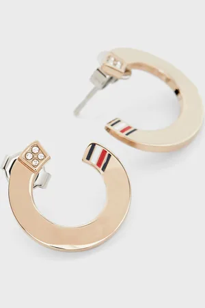 Tommy Hilfiger WoMens Stainless Steel Stud Earrings - Rosegold 2780467 - - One Size