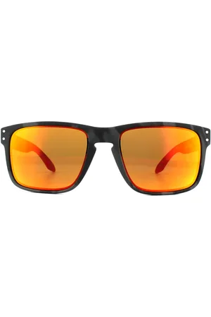 Oakley Rectangle Mens Camo Prizm Ruby Sunglasses - One Size