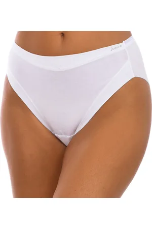 Janira Womens Invisible briefs Brislip COTTON BAND elastic fabric 1031862 woman - - Size Large