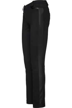 Conquista Womens Fitted Jeggings with Faux Leather Detail - Size EU 38 (Womens)