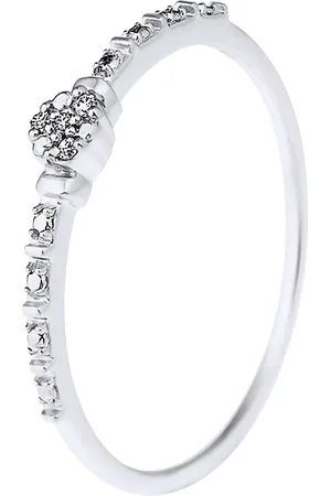 Diadema Womens - Ring - Diamonds - Gold - Size L 1/2