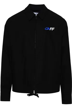 OFF-WHITE Mens Exact Opposite Zip-Up Hybrid Shirt Cotton - Size Medium